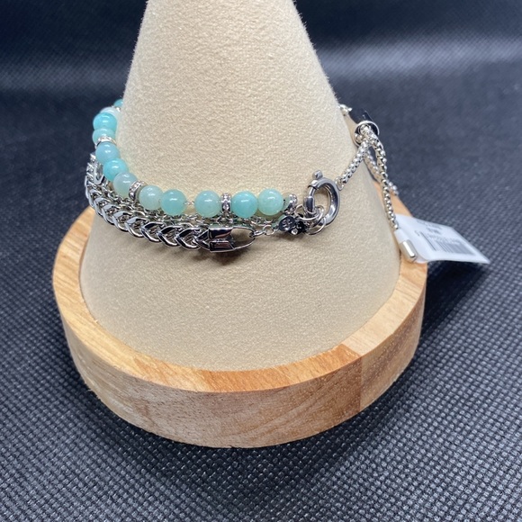 🩶♾️🩶ALEX AND ANI🩶♾️🩶Infinity Stranded Bracelet Set in Stainless Steel Silver - Picture 8 of 16